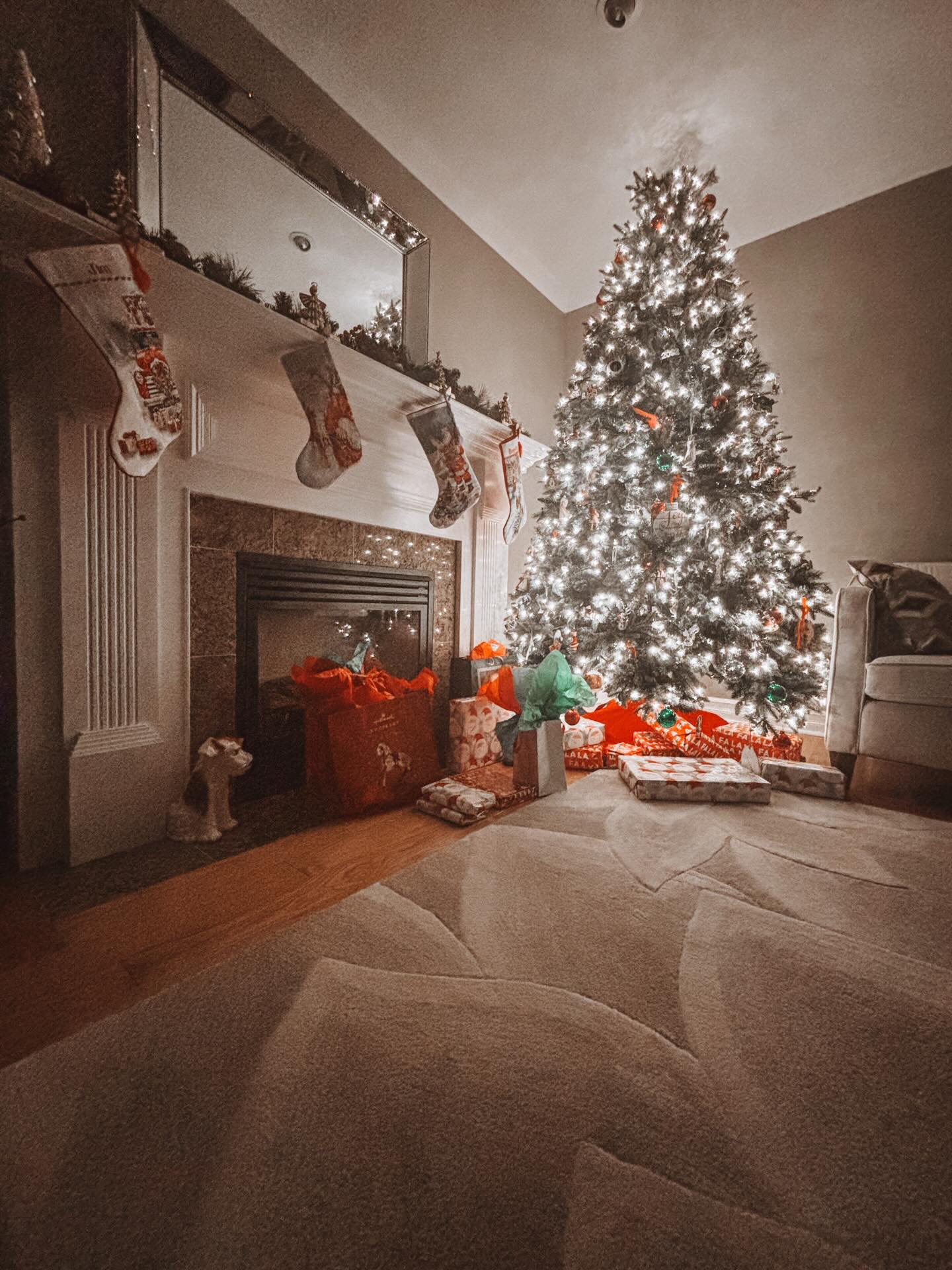 This Christmas felt a little quieter.

The tree was still glowing, the stockings were still hung, bu