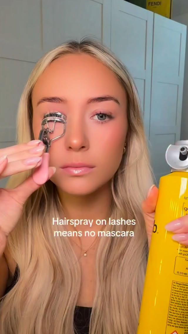 Found a perfect hack to skip mascara 🫶🏻
Hairspra