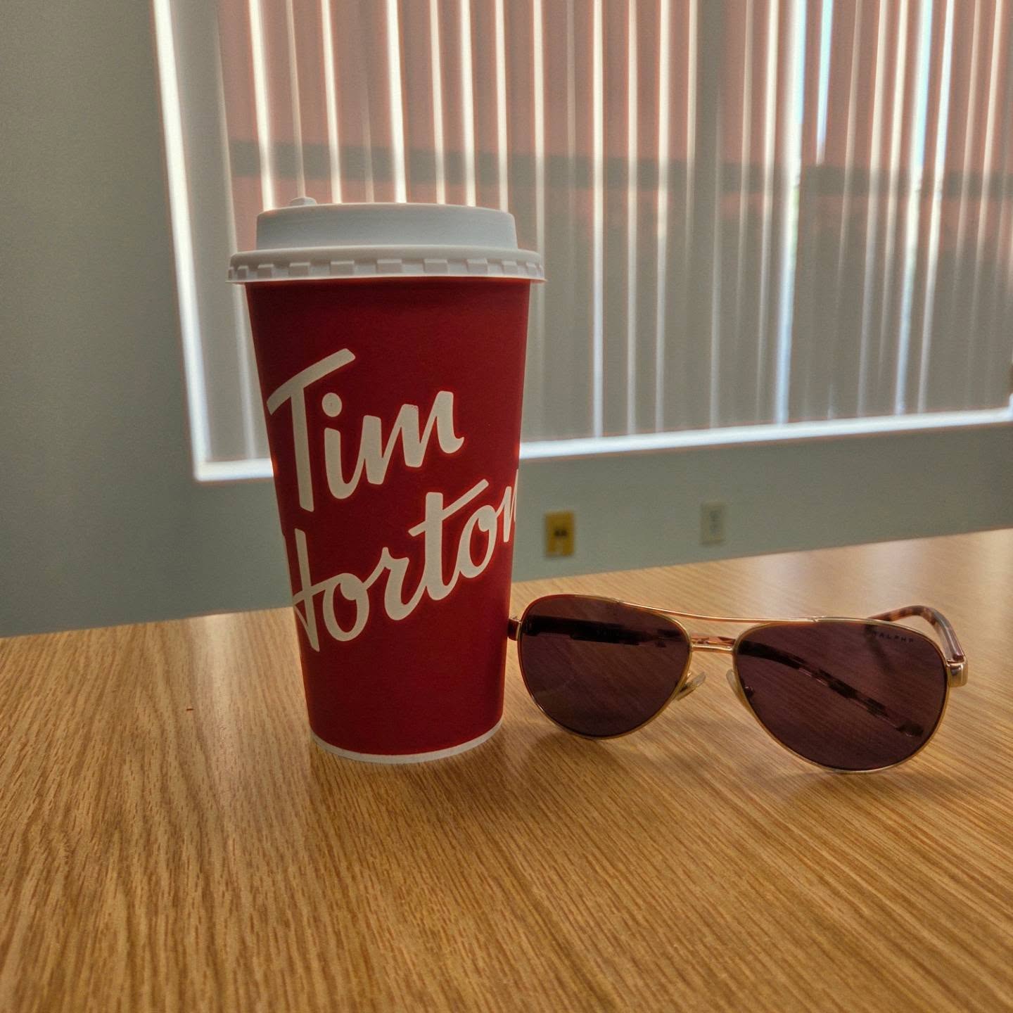 My morning pick me up #timhortons #steepedtea #mor