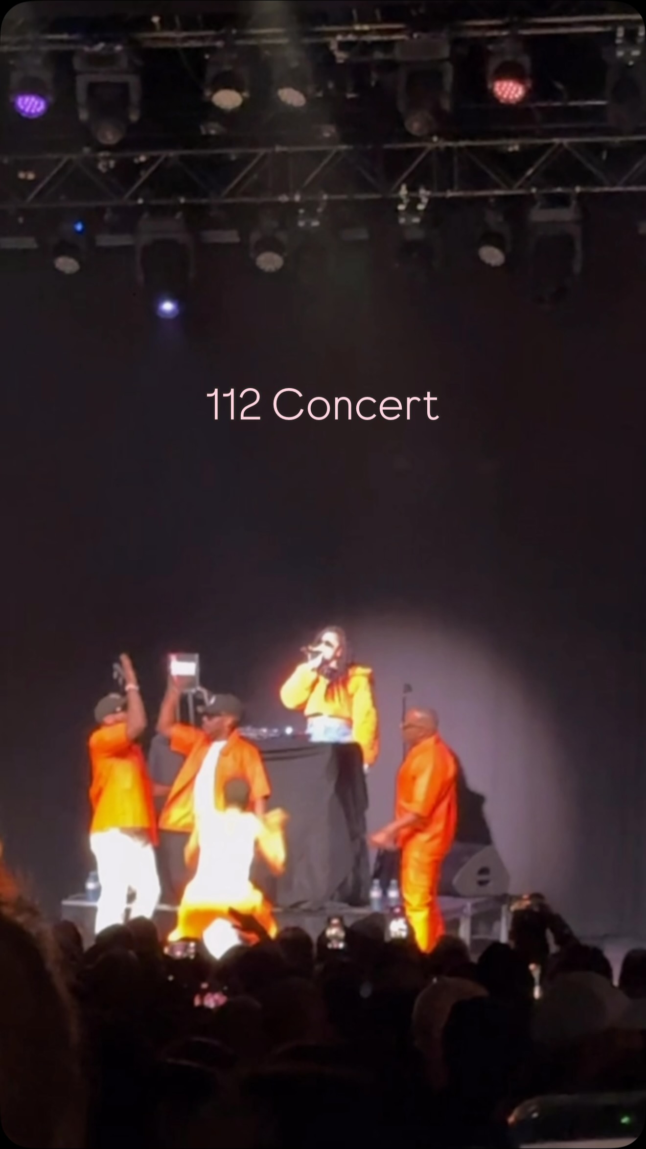 Let’s try this again 🤣 my original auto was muted 😔 About last night #112 concert ,  mic’s were de